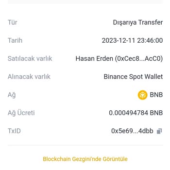 Binance Web 3 Cüzdan Transfer Hatası