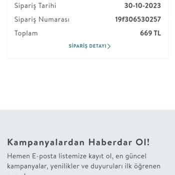 Vivense Kargoya 1.5 Aydır Verilmeyen Ürün