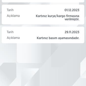 Kuryenet Tarafından Bankkart Teslimatı Yapılmadı