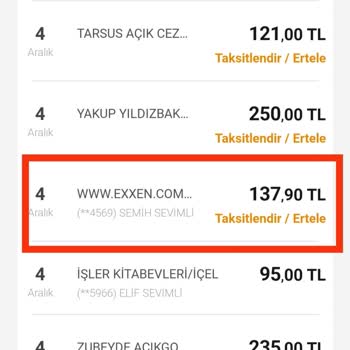 Exxen Üyelik Ücreti İadesi Talebi