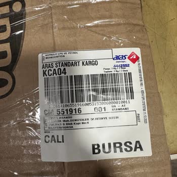 Aras Kargo Kargoda Yabancı Madde