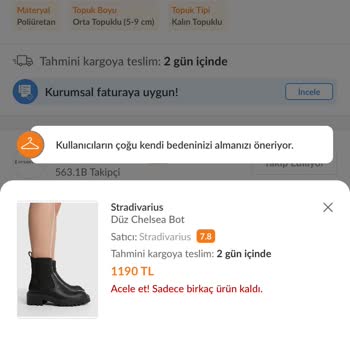 Stradivarius Fiyat İçin Siparişi İptal Etti