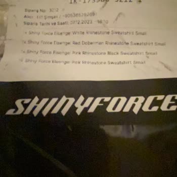Shiny Force Yanlış Ürün Gönderimi
