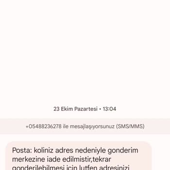 0548 823 62 78 05488236278 Bilinmeyen Mesaj