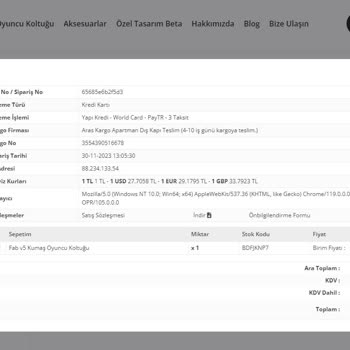 Hawk Gaming Chair Hawk Gaming Kargo Sorunu