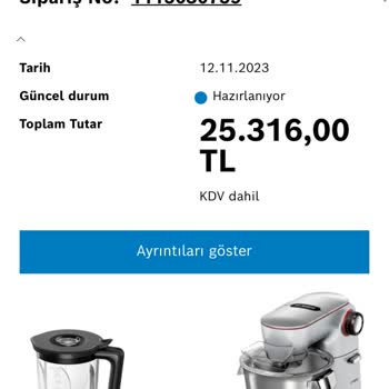 Bosch Para İadesi Yapılmıyor