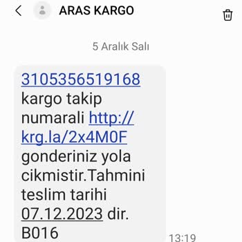 Aras Kargo'nun 5 Gündür Kargoyu Transfer Merkezinde Bekletmesi