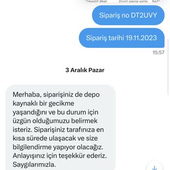 Mango Satın Aldığım Ürünü Stokta Olduğu Halde Göndermedi