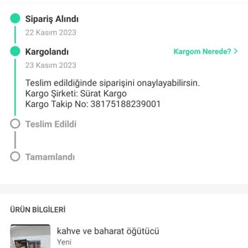 Sürat Kargo Kayıp Dolap Kargosu