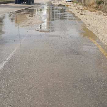 Milli Eğitim Bakanlığı (MEB) Ehliyet Sınav Alanı Sel Ve Çamur Dolu