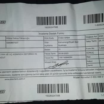 Skechers Ayakkabıları Kalitesiz Ve 2 Yıllık Garantileri Yalan.!