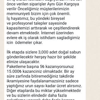 Evde Paketleme Türkiye Evde Sabun Paketleme İşi