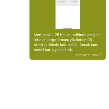 Yves Rocher Para İadesi Hakkında