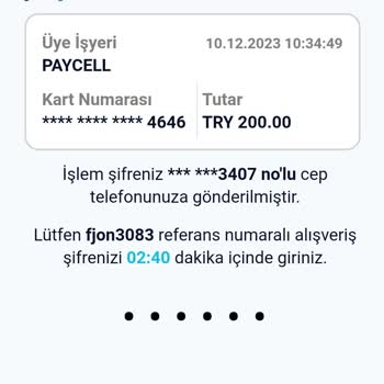 Paycell Kartımı Hiçbir Şekilde Kullanamıyorum
