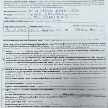 Akbank Güvenlik İhlali Ve Mağduriyetim
