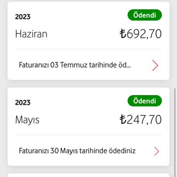Vodafone Faturalı İnternet Paketi