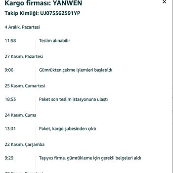 Aras Kargo, Amazon Ve Weworld Express Kargomu Bir Türlü Ulaştıramadı!