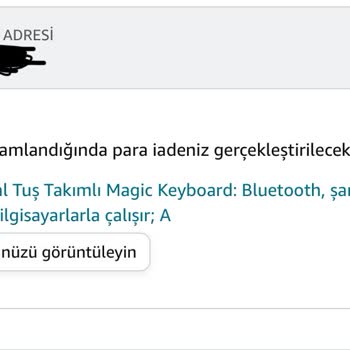 Amazon 1 Klavyeyi 3 Siparişte Doğru Gönderemiyor