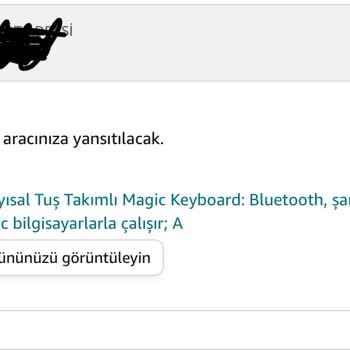 Amazon 1 Klavyeyi 3 Siparişte Doğru Gönderemiyor