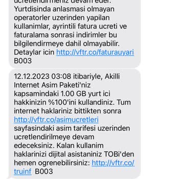 Vodafone Müşterilerini Mağdur Ediyor!