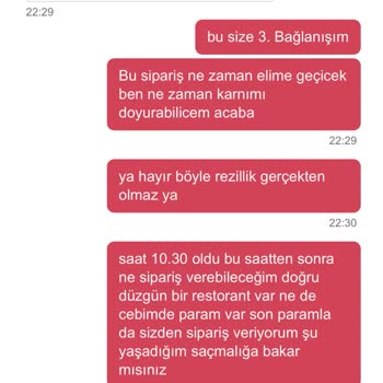 Yemek Sepeti'nin Boş Yere Bekletmesi Ve Mağduriyet Yaşatması