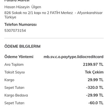 DeFacto Ürün İadesinde Param Eksik Verildi