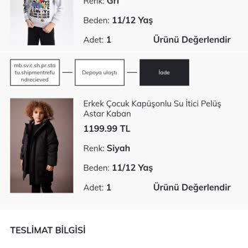 DeFacto Ürün İadesinde Param Eksik Verildi