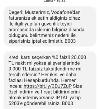 Vodafone Faturama Eklenen Cihaz Sorunu Ve Mağduriyetim