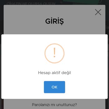 Casinoper Hesap Aktif Değil