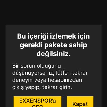 Exxen Ödenen Üyeliğe Erişim Sorunu