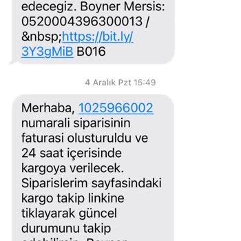 Boyner Online Mağaza Ürünü Yollamıyor Ancak Yolladım Diyor