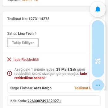 Trendyol Farklı Ürün Gönderdi