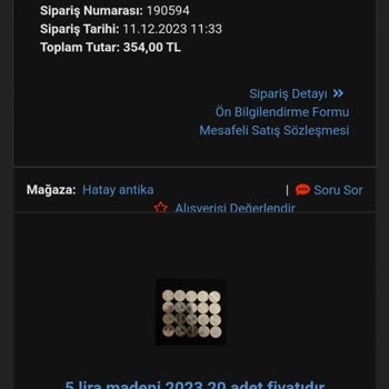 Kitantik Ürünün Elime Ulaşmaması