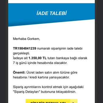 Decathlon İademi Yapmadı Herhangi Bir Muhatap Yok