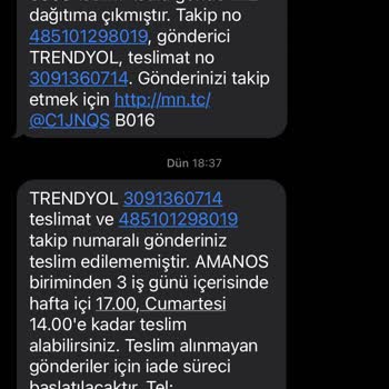 MNG Kargo İskenderun Amanos Şubesi Ürünleri Teslim Etmiyor