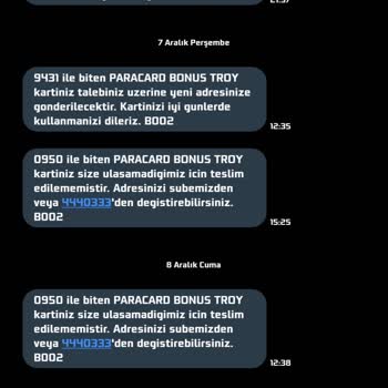 Garanti BBVA Kart Gönderimi Yapmıyorlar