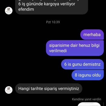 Mellon Çikolata Teslimatı Yapılmayan Sipariş