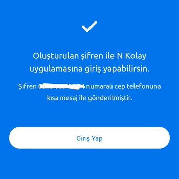 Nkolay SMS İle Şifre Asla Gelmiyor!