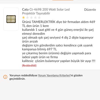 Trendyol Yorum Reddediliyor Platform Da Bizi Mağdur Ediyor