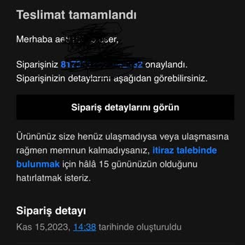 AliExpress'te Kaybolan Siparişlerim