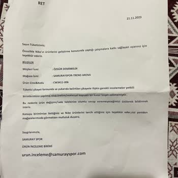 Samuray Sport Spor Ayakkabıda Patlakları Meydana Geldi