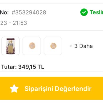 Migros Siparişim Teslim Edildi Görünüyor Fakat Teslim Edilmedi.