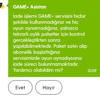 GeForce NOW powered by GAME+ Gfn İade Sorunu
