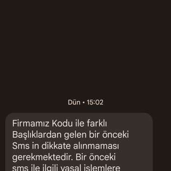 AJANS SMS Diye Tanımadığım Bir Yerden Gelen Mesaj