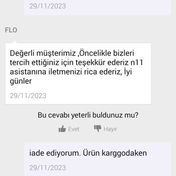 FLO Ayakkabı FLO Ve N11'den Lütfen Bir Şey Almayalım.
