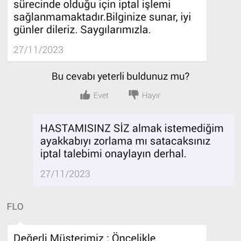 FLO Ayakkabı FLO Ve N11'den Lütfen Bir Şey Almayalım.