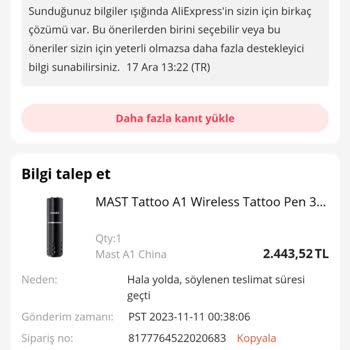 Aliexpress Kargom Gümrükte Takıldı