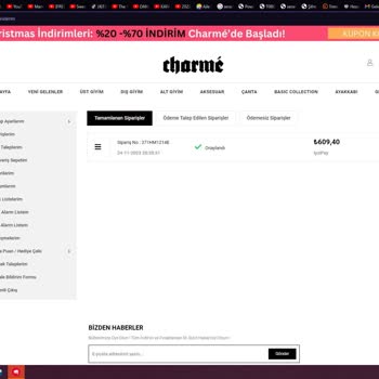 Charmé Butik Butik İlgisizliği Şikayet