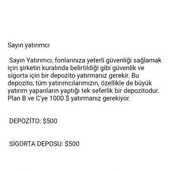 Liberty Finance (liberty-finans.com) Yatırım Şirketi Olamadıkları