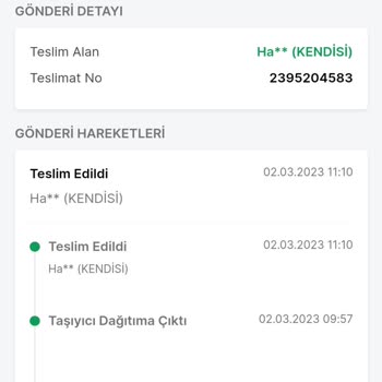 Trendyol Express Yanlış Kişiye Kargo Teslim Edilmiş